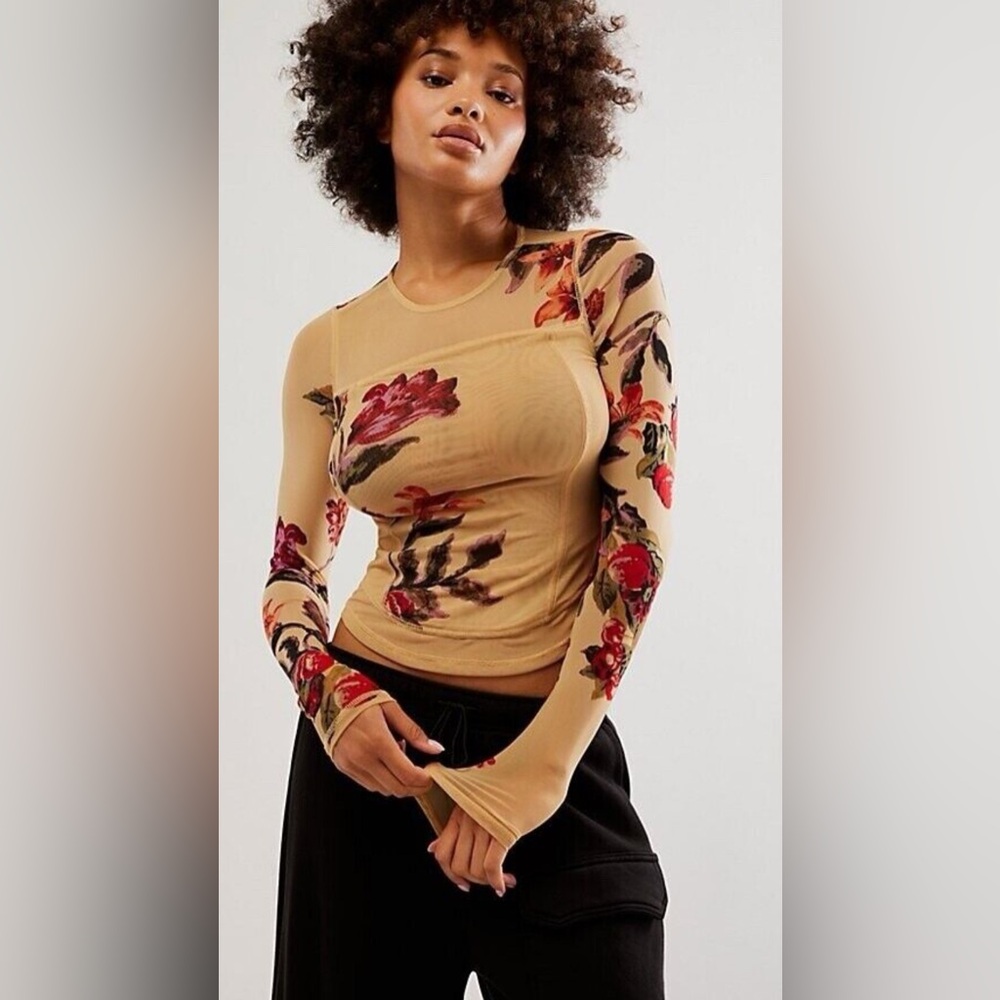 Free People Betty's Garden Top
